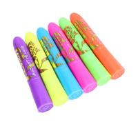 TOYANDONA 2 Ensembles 6 Crayons De Peinture Pour Le Corps Phosphorescents Coloriages Peintures Pour Le Visage Bâtons De Maquillage Stylos à Crayons Stylos Lavables Crayon De Couleur