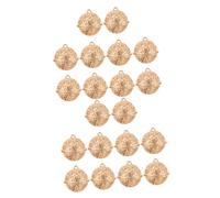 TOYANDONA 2 Ensembles Alarme Multi Chien Acier Cloches Portables Cloche En Cuivre Cloches D'extérieur Cloche D'ours Bruyante Sonner Les Cloches D'alerte Clochette Alliage Doré 10 Pièces * 2