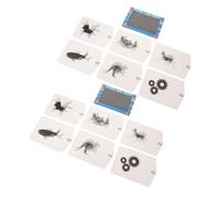TOYANDONA 2 Ensembles Animation Raster Jouets expérimentaux scientifiques kit de Fabrication de Bandes dessinées kit d'animation Expériences pour Les Enfants Papier Blanche