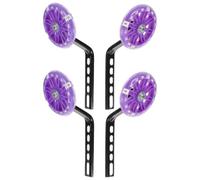 TOYANDONA 2 Ensembles Bicycle Training Wheels for Bike with Flash Mute Side Stabilizers Support Wheels for Balance and Easy Installation