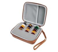 TOYANDONA 2 Ensembles Boîte De Sélection Choix De Ukulélé Étui De Rangement pour Guitare Accessoires De Guitare Pratiques Guitare Portative Fournitures De Performance De Guitare Eva Brown