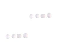 TOYANDONA 2 Ensembles Bouchons D'oreille En Silicone Doux Bouchon D'oreille Étanche Annulation Du Bruit Piscine Réutilisable Boules Quies Bouchons D'oreilles Pour Nageurs Blanche 2 Paires*2