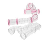 TOYANDONA 2 Ensembles Cage Tubulaire pour Hamster Kit De Tubes Et Tunnels Connexion DIY Accessoires pour Cage Tunnel pour Hamster Jouet Tubulaire Espace De Jeu