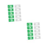 TOYANDONA 2 Ensembles Clips De Support pour Plantes Réglables pour Former Branches Plantes De Verts Blancs 20 Pièces * 2