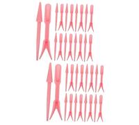 TOYANDONA 2 Ensembles Dibber De Jardin Plastique pour Semis Outil De Plantation Et Repiquage Accessoire Pratique pour Fleurs Pot Couleurs Aléatoires Lot 20 Pièces * 2