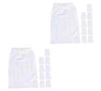 TOYANDONA 2 Ensembles Filtre À Piscine Paniers De Filtres Écumoire De Piscine Réserve De Piscine Chaussettes De Piscine Skimmer Chaussettes Filtre Chaussettes Nylon Blanche 10 Pièces * 2
