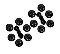 TOYANDONA 2 Ensembles Kit D Rings pour Paddle Board avec Cordons Élastiques Patchs PVC Antidérapants Acier Inoxydable Accessoires Compatibles Kayak Sup Canoë Bateau Gonflable