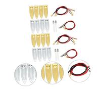 TOYANDONA 2 Ensembles Kit de Matériel Expérimental Fruit Électricité DIY avec Bandes de Cuivre et Zinc pour Expérience Scientifique Batterie Alimentée par Fruits Fournitures Pédagogiques