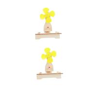 TOYANDONA 2 Ensembles Kit Expérimental Éolien Auto Fabriqué pour Éducation Scientifique Générateur de Vent Miniature pour Écoles Projets Stem Couleur Aléatoire