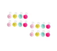 TOYANDONA 2 Ensembles Lacets Pour Roulettes Pompons Et Accessoires Colorés Pour Chaussures De Patinage 4 Paires*2