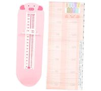 TOYANDONA 2 Ensembles mesureur de hauteur règle de mesure de la longueur des pieds appareil de mesure de chaussures décor autocollants stickers muraux appareil de mesure des pieds Mode outil