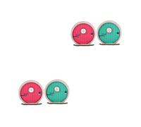 TOYANDONA 2 Ensembles Mini-Ornements en Bois Mini Décoration De Porte Métier De Porte De Fée Porte Miniature De Jardin Porte De Fée Miniature Décoration De Jardin Miniature 2 Pièces * 2