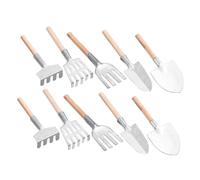 TOYANDONA 2 Ensembles Miniatures Outils de Jardinage de Décorations de Râteau Adorables pour Aménager Votre Extérieur