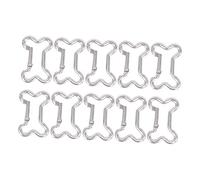TOYANDONA 2 Ensembles Mousquetons Aluminium Alliage Abnormal Boucles Multifonctionnelles Légères pour Attacher Bouteilles Eau Camping Et Activités De Plein 20 Pièces * 2
