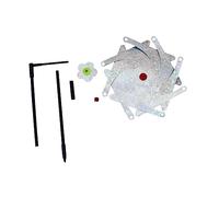 TOYANDONA 2 Ensembles Outil de Chasse Aux Oiseaux Vent de Accessoires de Jardin Tige pour Éloigner Oiseaux