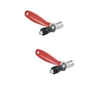 TOYANDONA 2 Ensembles Outil Extracteur de Bras de Manivelle pour Au et Durable Compatible avec Manivelles Rainurées avec Clé Forme de Tournevis