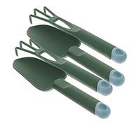 TOYANDONA 2 Ensembles Outils de Jardinage Truelle de Jardin Portable et Râteau pour Petits avec Poignée Outils de Jardinage Pratiques pour Plantes et Fleurs