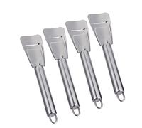 TOYANDONA 2 Ensembles Pelle À Dégivrage Cuillère À Glace Disicing Phel Pelle À Glace pour Réfrigérateur Grattoir À Glace Pelle De Dégivrage Acier Inoxydable 4 Pièces * 2