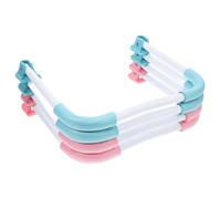 TOYANDONA 2 Ensembles Pieds de Table Pliables en Métal en U, Robustes
