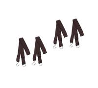 TOYANDONA 2 Ensembles Sangles De Suspension pour Straps Attache pour Arbres Crochets S Fixation Robuste pour Balançoires Hamacs Couleur 4 Pièces * 2