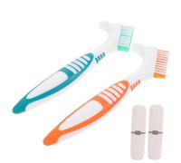TOYANDONA 2 Ensembles Set de Étuis à Brosse à Dents Portables Légers avec Gobelets Rangement Pratique pour Brosses à Dents Manuelles et Dentifrice Kit de Nettoyage Buccal pour Voyage