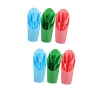 TOYANDONA 2 Ensembles Set Outils de Jardinage Couleurs Rose Vert Bleu pour Creuser Transplanter et Jardiner avec Cuillère à Terre et Godet Décoratif