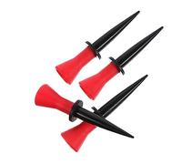 TOYANDONA 2 Ensembles Tee Élastique Caoutchouc Rouge pour Entraînement Accessoires pour Pratique Intérieure Et Extérieure 4 Pièces * 2