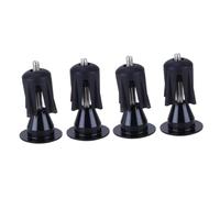 TOYANDONA 2 Paires Bouchons de Guidon Noir pour de Route Embouts de Protection pour Cintre Installation Facile et Durable