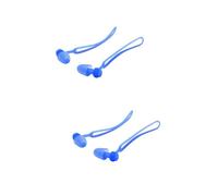 TOYANDONA 2 Paires Bouchons D'oreille Réutilisables Sous Bouchon D'oreille Bouchons D'oreille Pour Nageurs Et Enfants Quies Protecteur Natation Adultes Âge Filaire Silicium Bleu