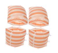 TOYANDONA 2 Paires Brassards de Natation Gonflables PVC Haute Élasticité pour Adultes Anneaux de Flottaison Texturés Antidérapants pour Apprentissage Natation Piscine et Plage