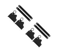 TOYANDONA 2 Paires Connecteurs Plastiques pour Fauteuils Inclinables Charnières et Loquets de Remplacement pour Chaises Pliantes et Modulaires de pour Chaise de Camping et Détente