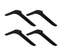 TOYANDONA 2 Paires Pieds Universels pour Téléviseur Réglables, Support | Remplacement de Jambe, Installation Facile, Angles Ajustables, Noir, pour Chambre et Salon