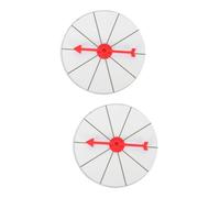 TOYANDONA 2 Pcs Roue De Tirage Au Sort Roue De Jeu Roue Vierge Roue Classique Dessiner Roue De Jeu Accessoire De Jeu Roue De Tombola Aléatoire Marqueur d'argent Mur Prix Jeu De Fortune