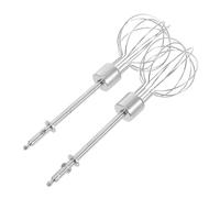 TOYANDONA 2 pièces Accessoires Batteur Œufs Inox Lot Mini Mélangeurs Manuels Compacts Portables pour Crème et Œufs Ustensiles Cuisine Réutilisable
