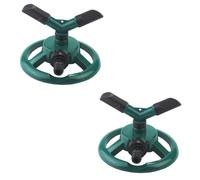 TOYANDONA 2 Pièces Arroseur Automatique Rotatif pour Jardin Irrigation Pratique Base Stable pour Pelouse