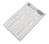 TOYANDONA 2 pièces Autocollants de Sécurité pour Porte Automatique de Voiture Autocollants Adhésifs Faciles à Installer Protection Anti-Rayures avec Signal Avertissement Lumineux