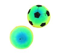 TOYANDONA 2 pièces Balles de Football Colorées pour Garçon Fille de Jouets Gonflables Parfaits pour Activités Intérieures et Extérieures Stimulent la Cognition des Couleurs et