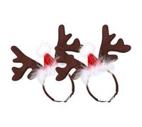 TOYANDONA 2 Pièces Bandeau Cerf pour Chien, Transformation Renne, Mini | Fêtes de Noël, Doux et Confortable, Style Adorable, pour Chiens et Animaux Lors de Réunions Familiales
