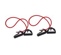 TOYANDONA 2 pièces Bandes Élastiques de Résistance avec Poignées Corde Élastique Multifonctionnelle pour Tirage Musculation et Étirement Lot de Environ Adaptées à et Âges pour Yoga et