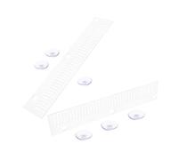 TOYANDONA 2 Pièces Barrière de Débordement Aquarium avec Ventouses Peigne Isolant Transparent pour Séparation Poissons Compatible Divers Aquariums et Fonction Multi-Usage