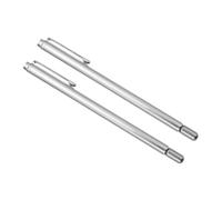 TOYANDONA 2 Pièces Bâtons Radiesthésie Acier Inoxydable Télescopiques Outils Divinatoires Légers et Flexibles pour Camping et Activités Extérieures