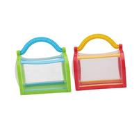 TOYANDONA 2 pièces Boîte Exploration Insectes Portable avec Cage et Transparente Observation Facile pour Filet pour Études Nature Extérieur Couleurs Rouge et Verte