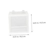 TOYANDONA 2 pièces Boîte Isolement pour de Poissons avec Ventouse Colorée et Séparateur pour Aquarium Protection des Alevins et Facilitation Reproduction Couleur Couleur