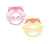TOYANDONA 2 Pièces Bonnet De Anti-bruit Pour Enfants Shampoing Pour Tout-petits Shampoing Enfants Bouclier De Lavage Des Cheveux De Bébé Visière De D'eau Castor Piscine