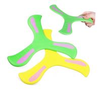 TOYANDONA 2 pièces Boomerangs Garçon Fille EVA Souple Jouets Amusants pour Jeux Extérieur Garçon Fille Coordination Main-œil et Retour Rapide