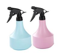 TOYANDONA 2 Pièces Bouteille de Pulvérisation Main Spray Fin Rechargeable Léger Couleurs Lumineuses pour Arrosage Jardin et Balcon Réutilisable Portable Couleur Aléatoire