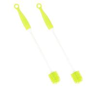 TOYANDONA 2 pièces Brosse de Nettoyage pour Bouteilles Eau Manche Long Ergonomique avec Anneau Suspendu Goupillon Multi-usages pour Gourde Biberon et Tasses Thermiques Facile à Ranger et
