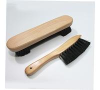TOYANDONA 2 pièces Brosse pour Rail de Billard Outil de Nettoyage pour Table de Billard Poils Doux sans Rayure Manche Naturel Brosse Petite pour Éliminer Poussière et Saleté
