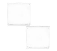 TOYANDONA 2 Pièces Cache en Plastique pour Thermostat de Climatisation de Protection 86 Type Protection pour Panneau Transparent, Adapté pour Maison et Bureau