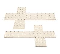 TOYANDONA 2 Pièces Cadre de Couronne de Pâques en Bois Beige, Support Polyvalent et Facile à Décorer pour Décorations de Fête et Mariages, Fournitures Uniques pour Création de Couronnes